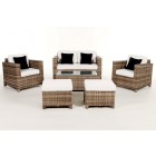 Rattan Gartenmöbel: Luxury Delux Lounge