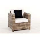 Luxury Deluxe Rattan Lounge Natural Sessel