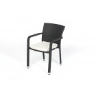 Rattan Stuhl Orlando Schwarz