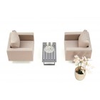 outdoor lounge bora sandbraun set