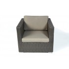 Rattan Lounge Special Gartenmöbel Chefsessel braun