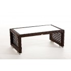 Morena Lounge: Rattan Gartenmöbel Tisch braun