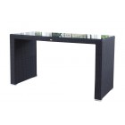 Rattan Bar Tisch Dining Schwarz