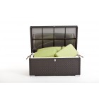 Rattan Gartenmöbel Pillowbox klein schwarz oder braun