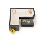 rattanmöbel elsa lounge schwarz