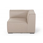 selma allwetter gartensofa ecke sandbraun