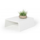 selma outdoormöbel tisch alu weiss
