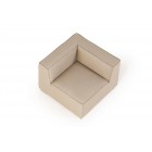 selma wasserfest gartensofa sandbraun von oben