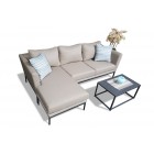 Sofa für draussen Brooks sandbraun