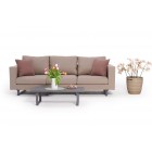 wellington gartenlounge 3er sofa